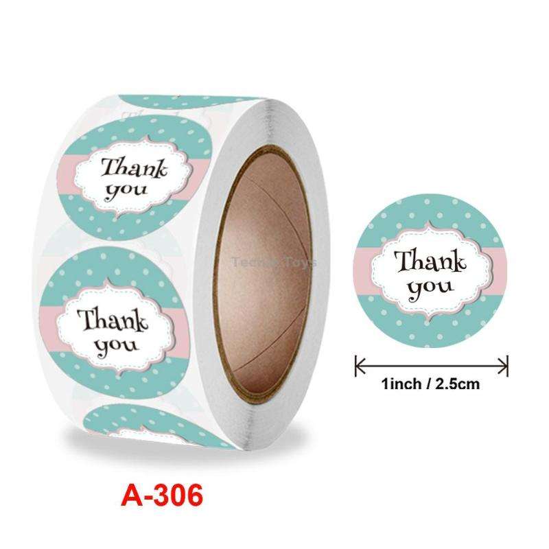 10 Rolls Seal Sticker Thank You Cute Animal Sticker Crafts Holiday Decoration Sticker, Size: 2.5cm /