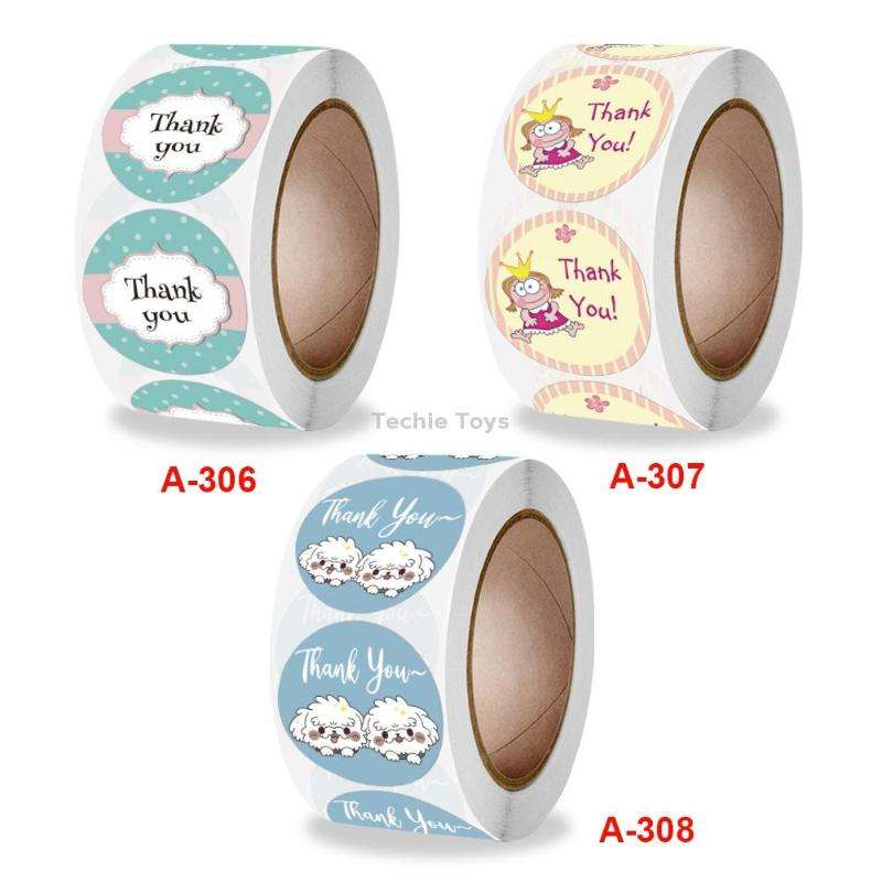 10 Rolls Seal Sticker Thank You Cute Animal Sticker Crafts Holiday Decoration Sticker, Size: 2.5cm /