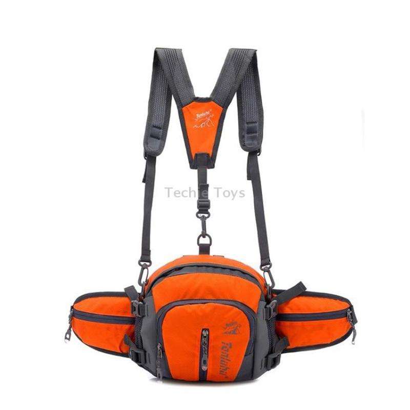 Tanluhu TLH322 Multi-Function Outdoor Waist Bag Hiking Riding Kettle Bag Travel SLR Camera Bag(Rose