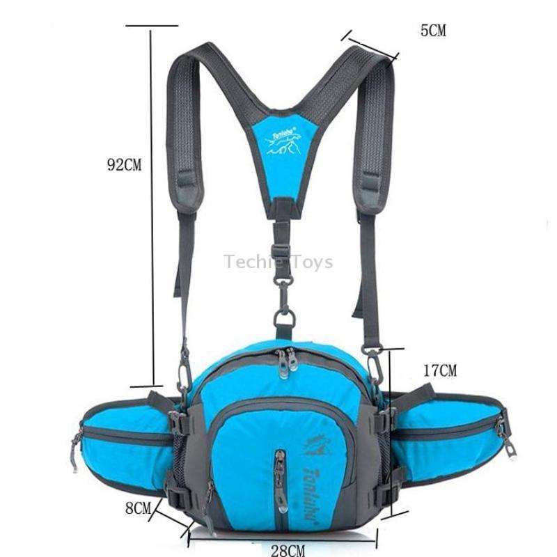 Tanluhu TLH322 Multi-Function Outdoor Waist Bag Hiking Riding Kettle Bag Travel SLR Camera Bag(Rose