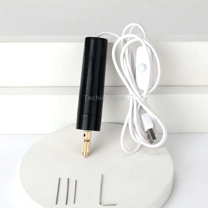 Household Mini Electric Drilling Handheld Jade Polishing Engraving Tool Electric Grinder(Electric Dr