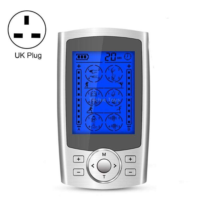 24-Mode Digital Electronic Pulse Massager Intelligent Whole Body Physical Therapy Meridian Massager,