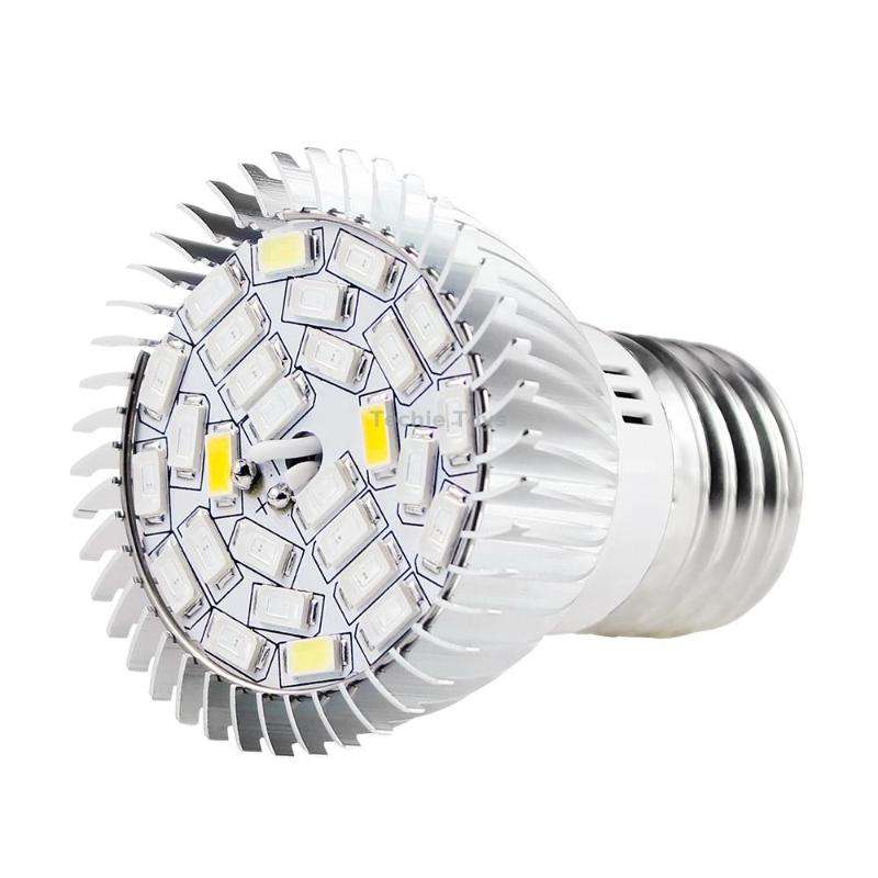 2 PCS LED Plant Growth Lamp Full Spectrum Plant Fill Light Cup, Power: E14 28 Beads