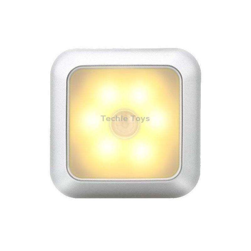 1143 Human Body Sensation Night Light Smart Home Sensing Lights, Light color: Silver Warm Light
