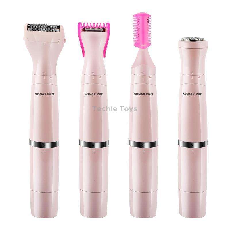 SONAX PRO SN-8933 4 In 1 Electric Women Shaver Multi-Function USB Charge Scraping Knife Hair Removal