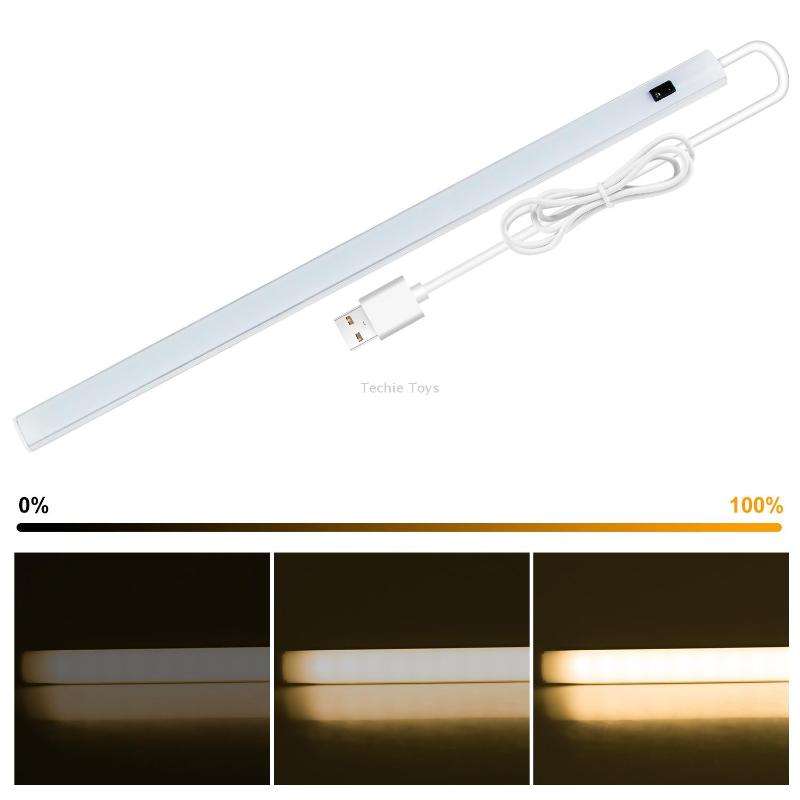 30cm LED Induction Cabinet Lamp USB Smart Sensing Light Strip(Whte)