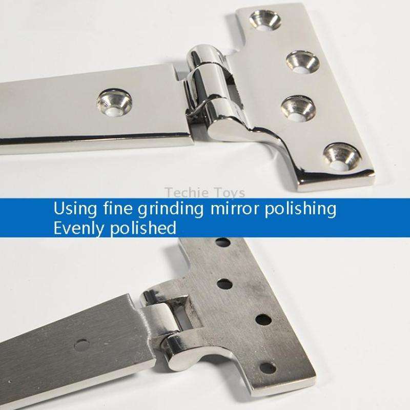 T-Shaped Hinge Thickened Stainless Steel Cabinet Glass Door Hinge, Specification: 100x54x4.8mm