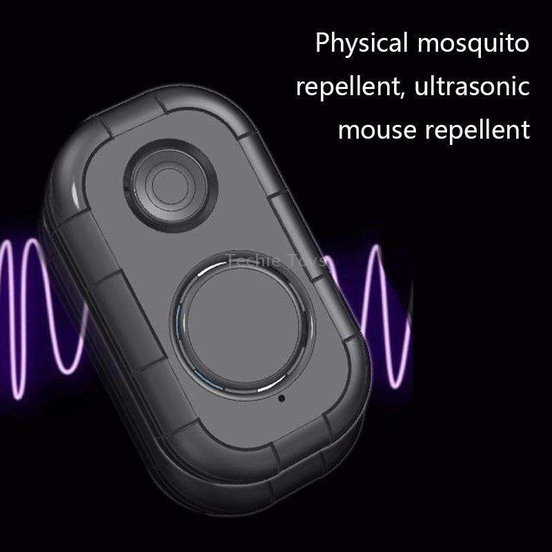 H20 Ultrasonic USB Mosquito Repellent Portable Outdoor Mini Insect Repellent(Black)