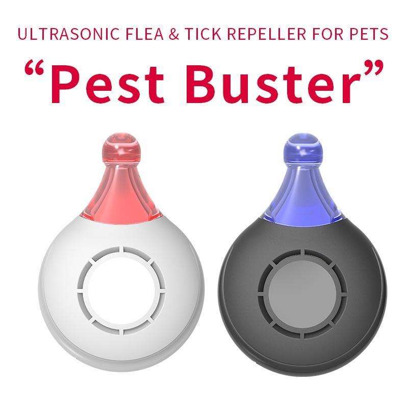 Outdoor Portable Ultrasonic Insect Repellent Pet Multifunctional Repellent(White)