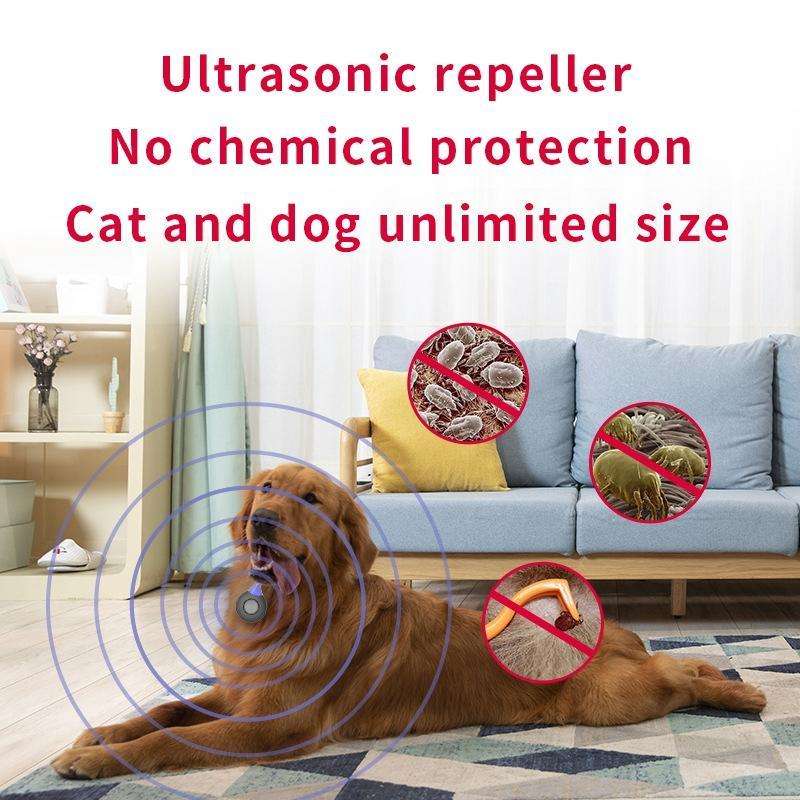 Outdoor Portable Ultrasonic Insect Repellent Pet Multifunctional Repellent(White)