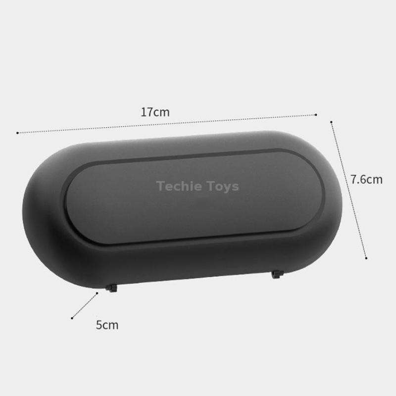 Car Glasses Case Multi-Function Automobile Inner Visor Storage Card(Black)