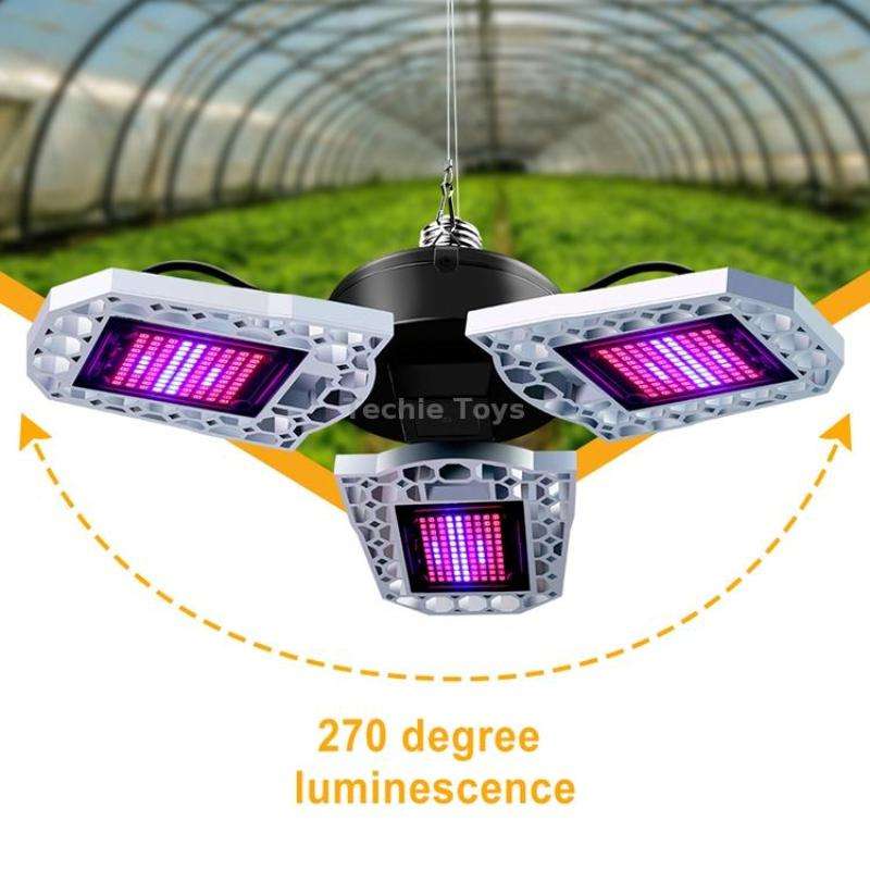 LED Plant Lamp Full Spectroscopy Red And Blue Fill Light Plant Growth Lamp, Power: E26 240 Beads