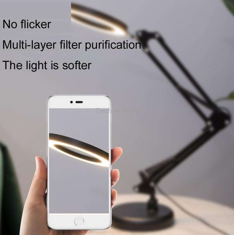 8X Magnifying Glass Lamp Beauty Nail Tattoo Repair Office Reading Lamp, Colour: Without Magnifying G