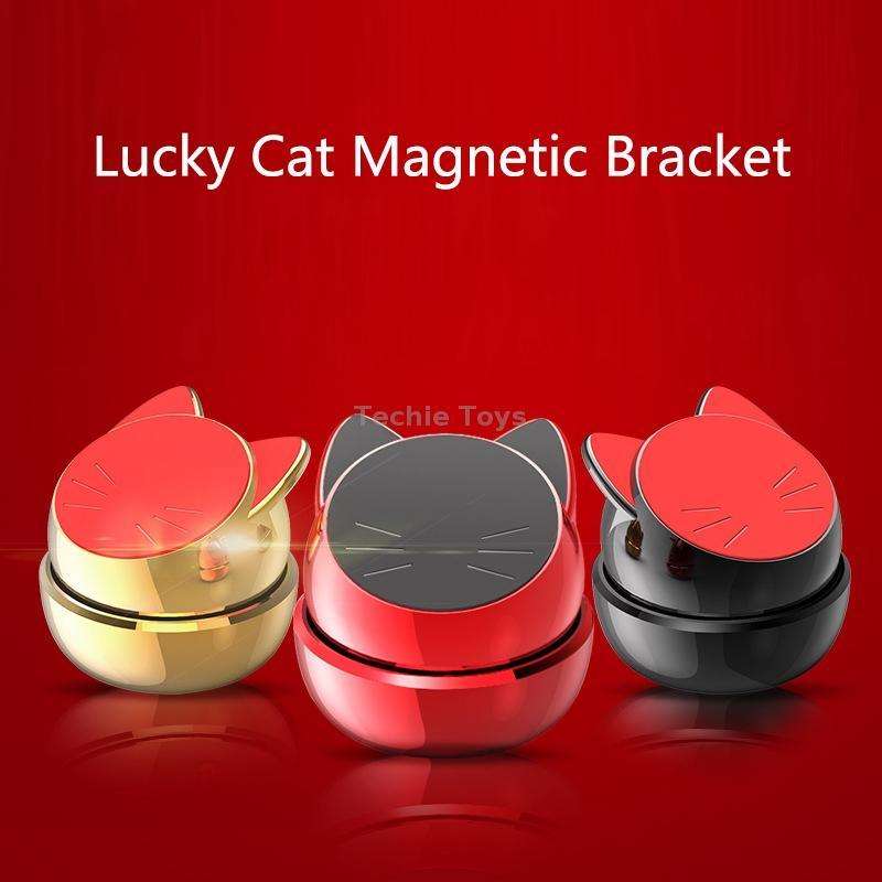 Multifunctional Magnetic Sticking Type Mobile Phone Car Holder(Black)
