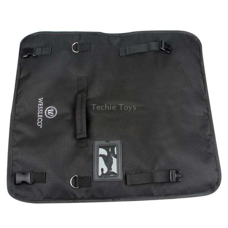 WESSLECO Chef Knife Storage Bag Knife Roll Bag(Black)