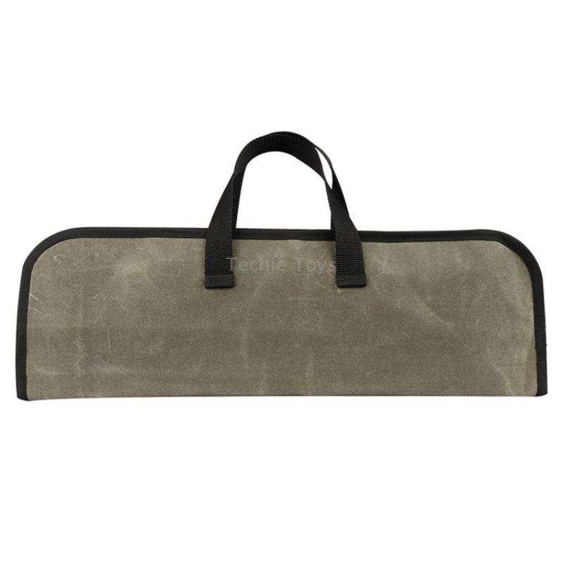 Chef Knife Storage Bag Canvas Knife Handbag(Army Green)
