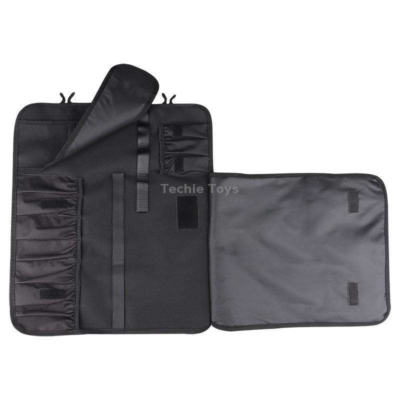 WESSLECO Chef Knife Tool Storage Bag Oxford Cloth Knife Bag(Gray)
