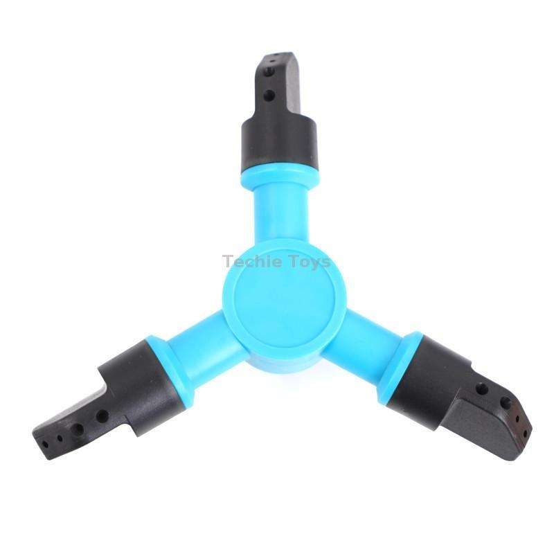 Trampoline 360 Degree Automatic Rotating Sprinkler Gardening Water Toy,Size: Small (Blue)