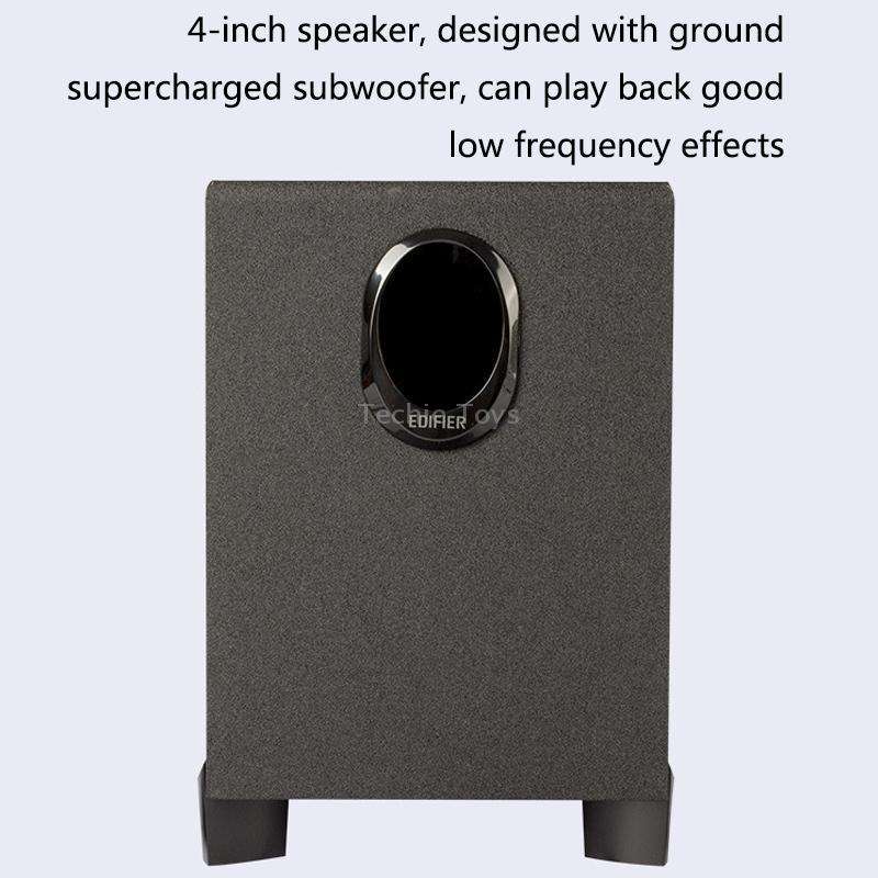 EDIFIER R101V Laptop Audio Home Mini Subwoofer, US Plug(Black)