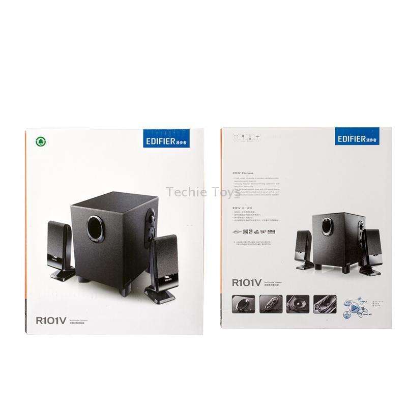 EDIFIER R101V Laptop Audio Home Mini Subwoofer, US Plug(Black)