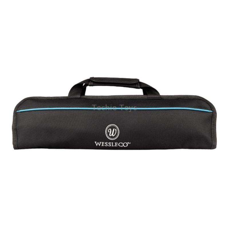 WESSLECO Kitchen Cutter Storage Bag Portable Knife Tool Bag(Blue)
