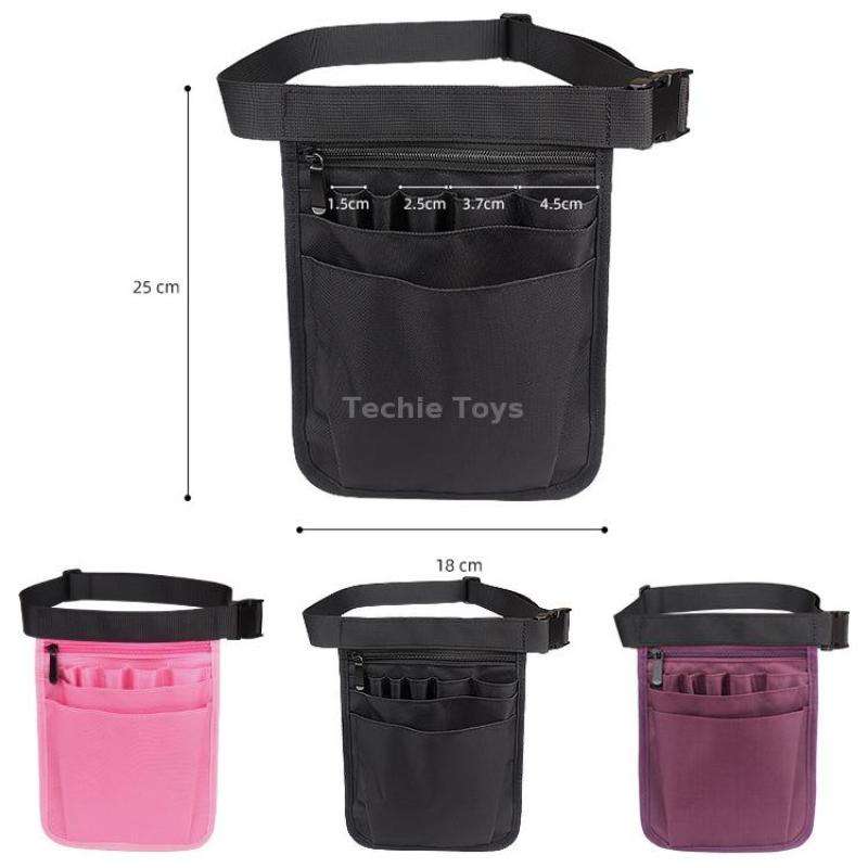 Nurse Tools Pockets Medical Staff Universal Storage Bag(Pink)