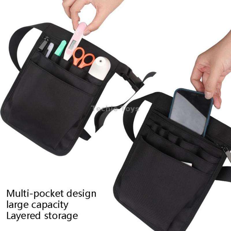 Nurse Tools Pockets Medical Staff Universal Storage Bag(Pink)