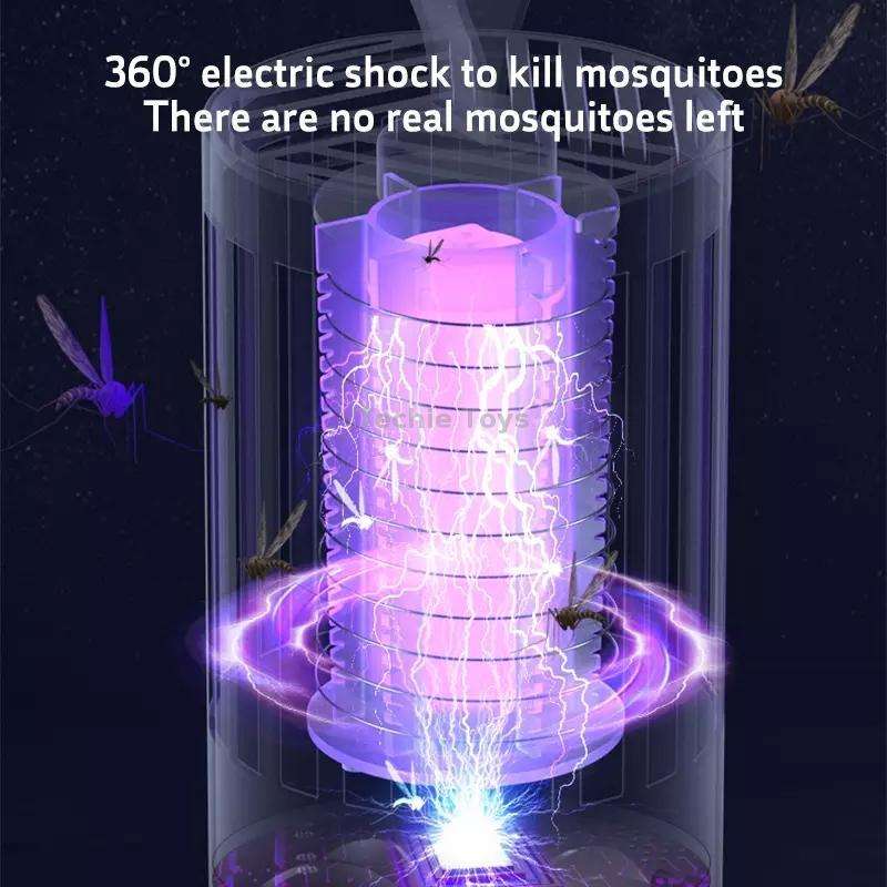 DAI HEART Electric Mosquito Killer Lamp Outdoor Household Photocatalyst Mosquito Killer,Style: Recha