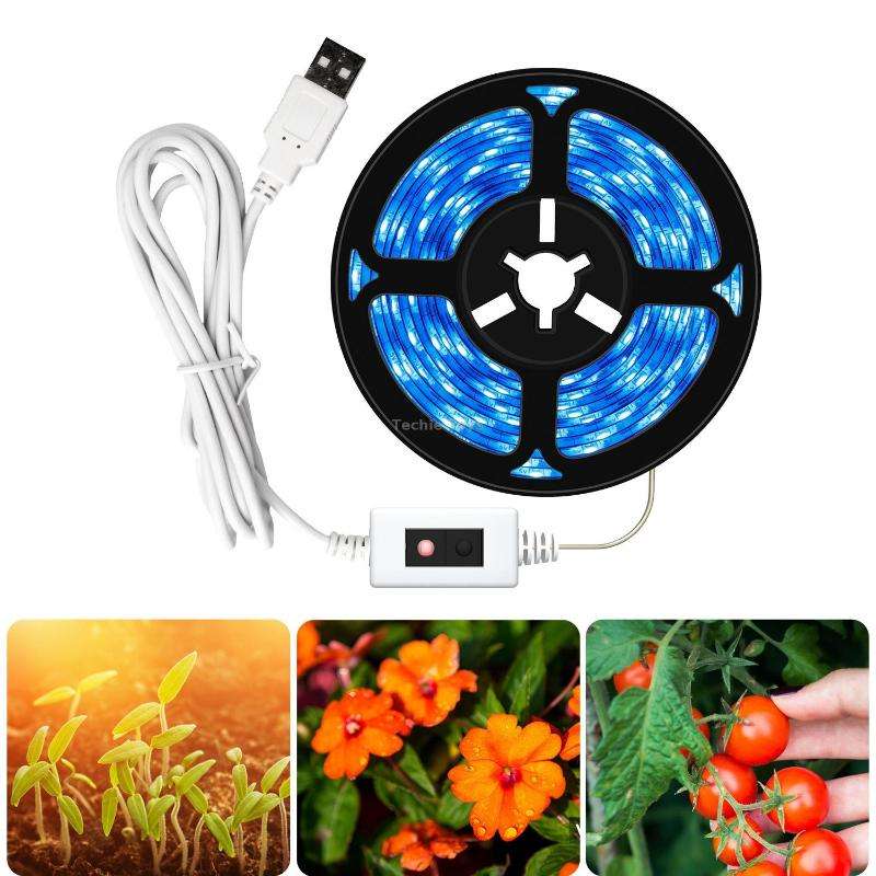 3m Non-waterproof Plant Growth Lamp LED Light Strip Hand Sweep Dimming Full Spectral Plant Fill Ligh