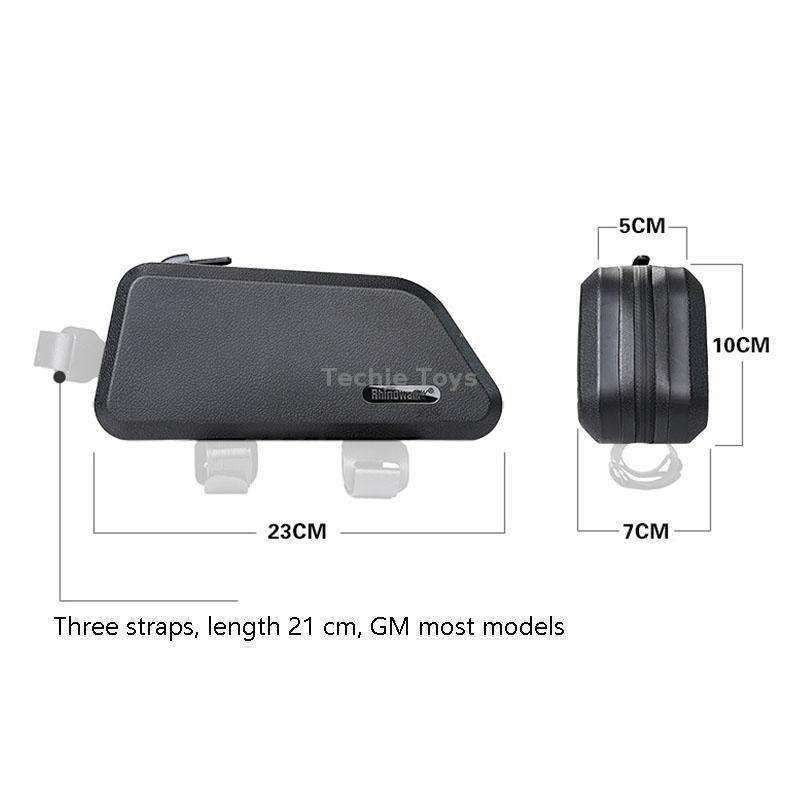 Rhinowalk K30 Waterproof Bicycle Top Tube Package Mountain Bike Hard Shell Front Beam Bag(Black)