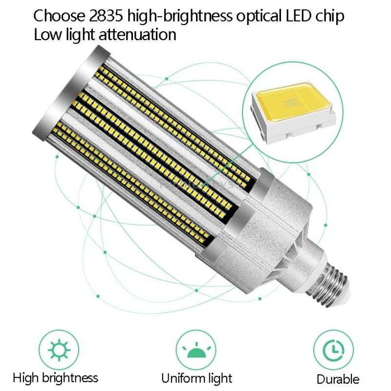 E27 2835 LED Corn Lamp High Power Industrial Energy-Saving Light Bulb, Power: 15W 6000K (Cold White)