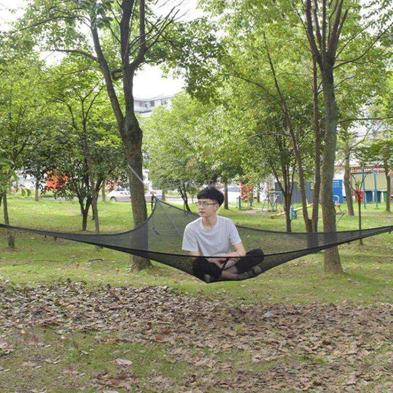 Outdoor Multi-person Hammock Large Sky Tree Tent Aerial Camping Hammock Triangle Hammock, Side Lengt