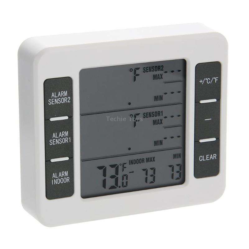 SN010 Wireless Indoor Outdoor High-Precision Thermometer Electronic Refrigerator Thermometers(One to