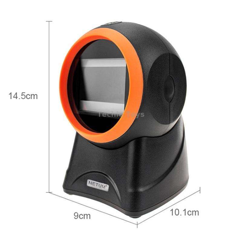 NETUM 2050 Supermarket Cashier Barcode QR Code Scanner Desktop Vertical Scanner, Specification