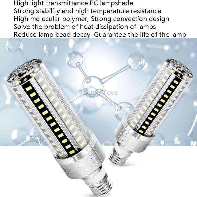 5730 LED Corn Lamp Factory Warehouse Workshop Indoor Lighting Energy Saving Corn Bulb, Power: 54W(E2