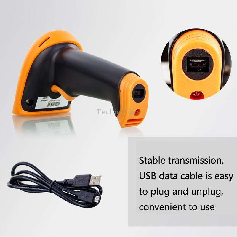 Express Barcode Scanner With Storage USB Wireless Scanner, Specification Two-dimensional