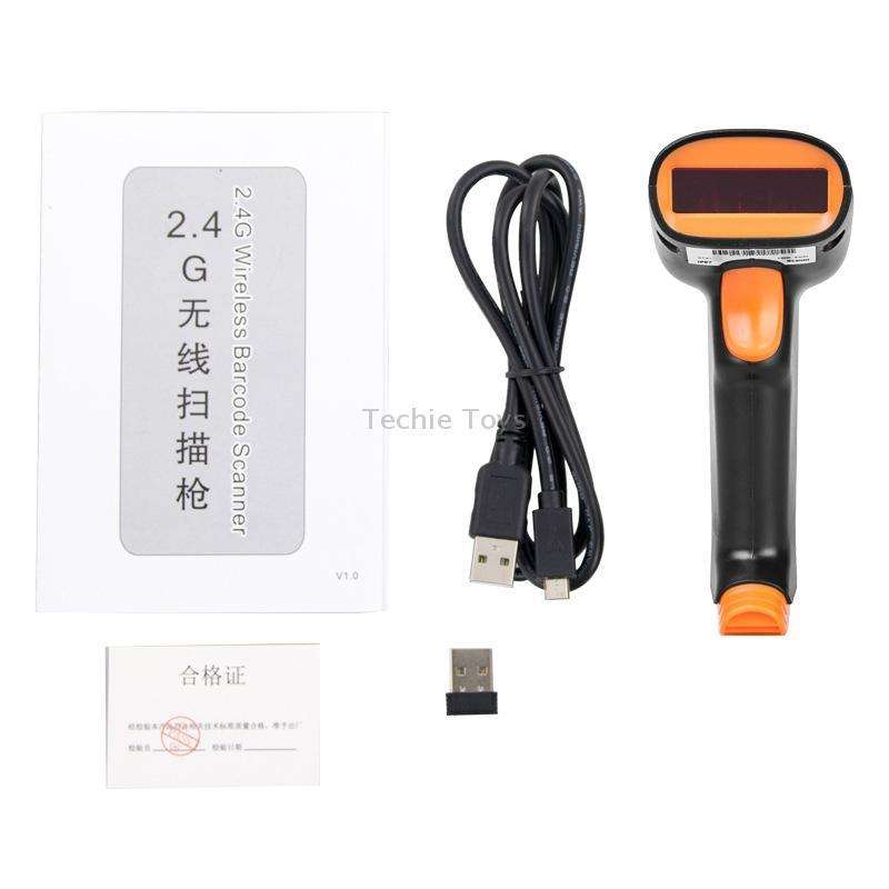Express Barcode Scanner With Storage USB Wireless Scanner, Specification Two-dimensional