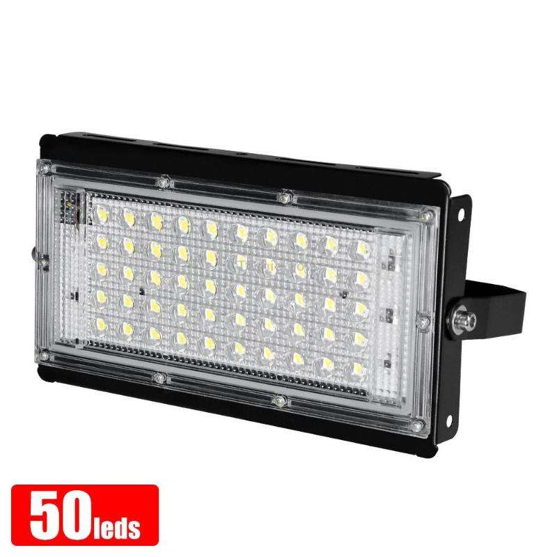 Waterproof LED Flood Light Outdoor Garden Light Construction Site Lighting Project Light, Specs: 50W