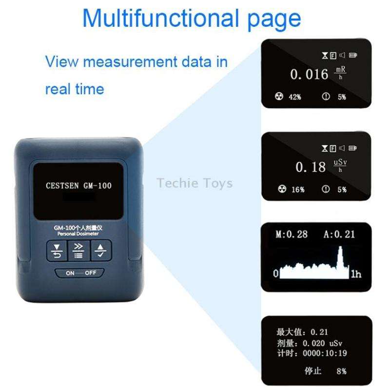 Nuclear Radiation Detector Radioactive Environment X-Ray Detector, Style: GM100A