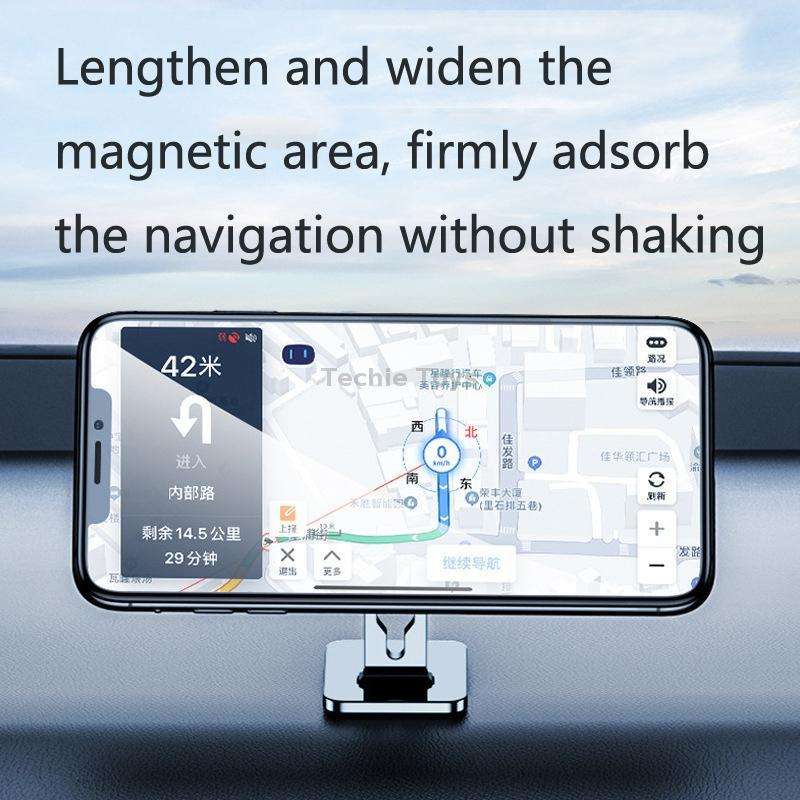 2 PCS Multifunctional Car Phone Holder Magnetic Suction Instrument Panel Navigation Suction Cup Hold