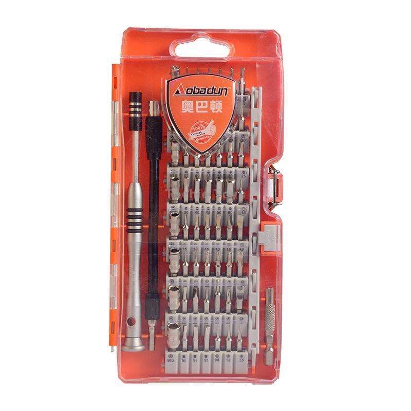 Obadun 9800 58 in 1 Screwdriver Set Manual CRV Batch Mobile Phone Disassembly Glasses Repair Tool(Or
