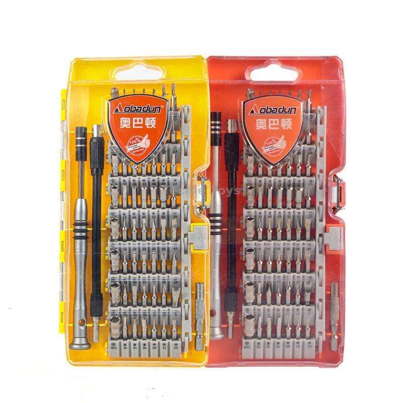 Obadun 9800 58 in 1 Screwdriver Set Manual CRV Batch Mobile Phone Disassembly Glasses Repair Tool(Or