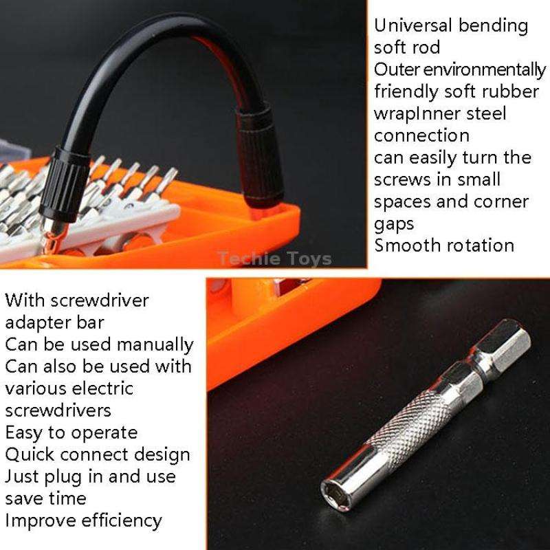Obadun 9800 58 in 1 Screwdriver Set Manual CRV Batch Mobile Phone Disassembly Glasses Repair Tool(Or