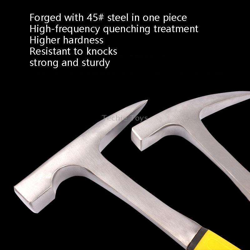 Geological Exploration Tool Multi-Function Hardware Hammer, Style: Small