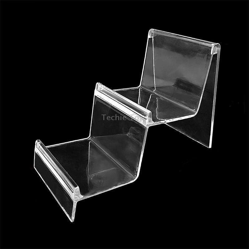 10 PCS Thickened Transparent Wallet Holder Plastic Phone Mask Display Stand Counter Display Stand,Sp