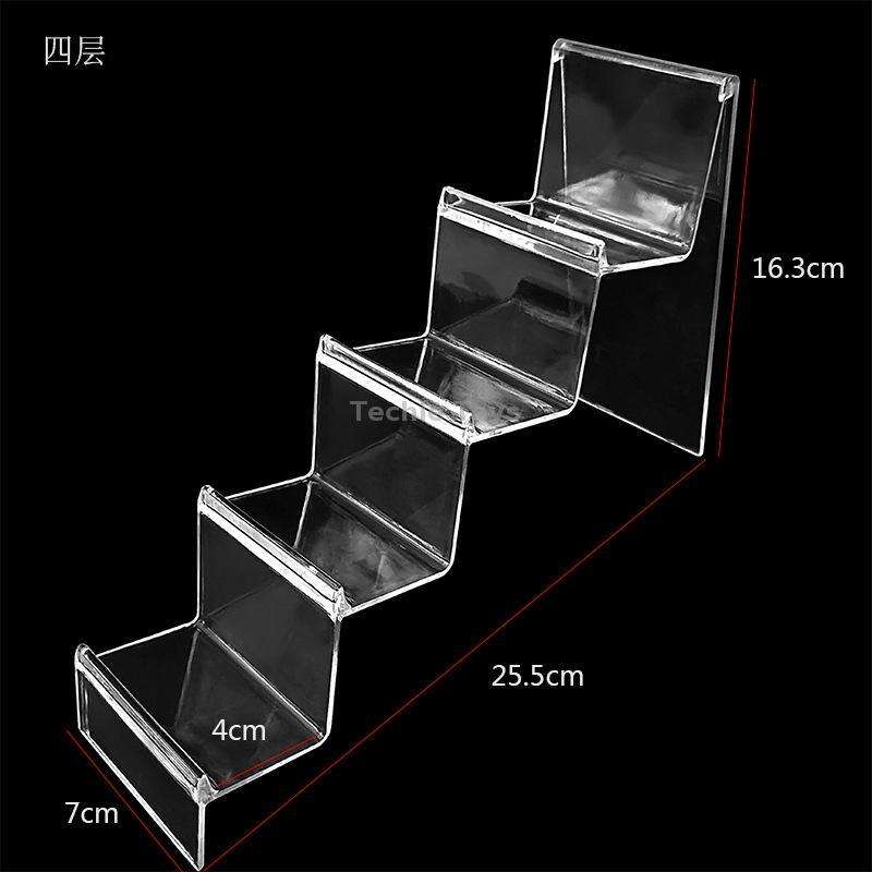 10 PCS Thickened Transparent Wallet Holder Plastic Phone Mask Display Stand Counter Display Stand,Sp