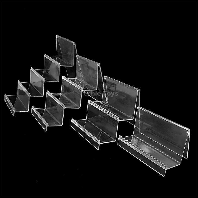 10 PCS Thickened Transparent Wallet Holder Plastic Phone Mask Display Stand Counter Display Stand,Sp