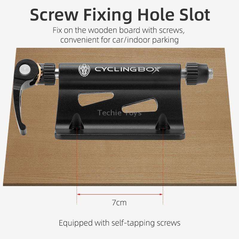 CYCLINGBOX BG-0171 Bike Aluminum Portable Quick-Removal Front Fork Fixed Frame Rear Hanging Frame Ca