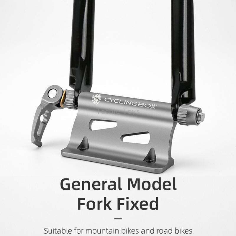 CYCLINGBOX BG-0171 Bike Aluminum Portable Quick-Removal Front Fork Fixed Frame Rear Hanging Frame Ca