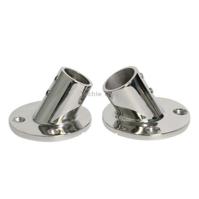 60 Degree Round Pipe Seat 316 Stainless Steel Corrosion-Resistant Marine Tube Seat, Specification: 2